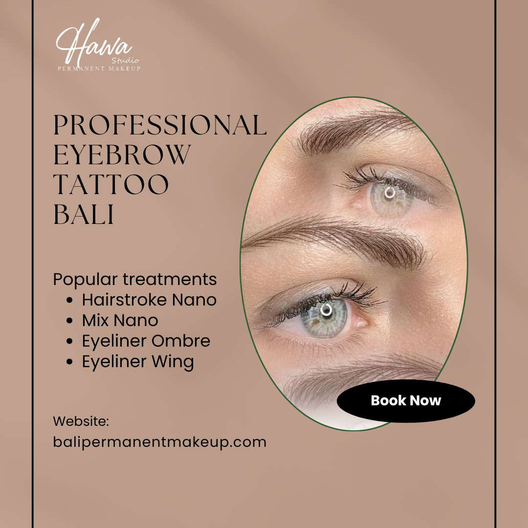 Professional Eyebrow Tattoo Bali