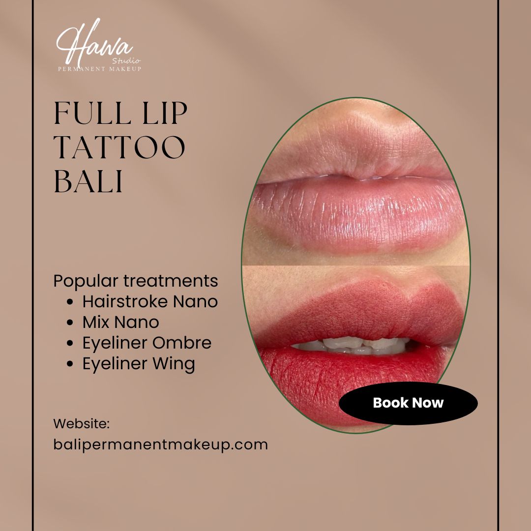 Full Lip Tattoo Bali