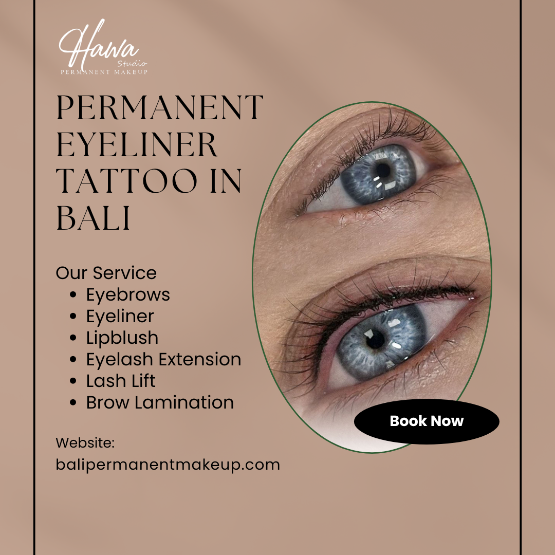 Permanent Eyeliner Tattoo in Bali