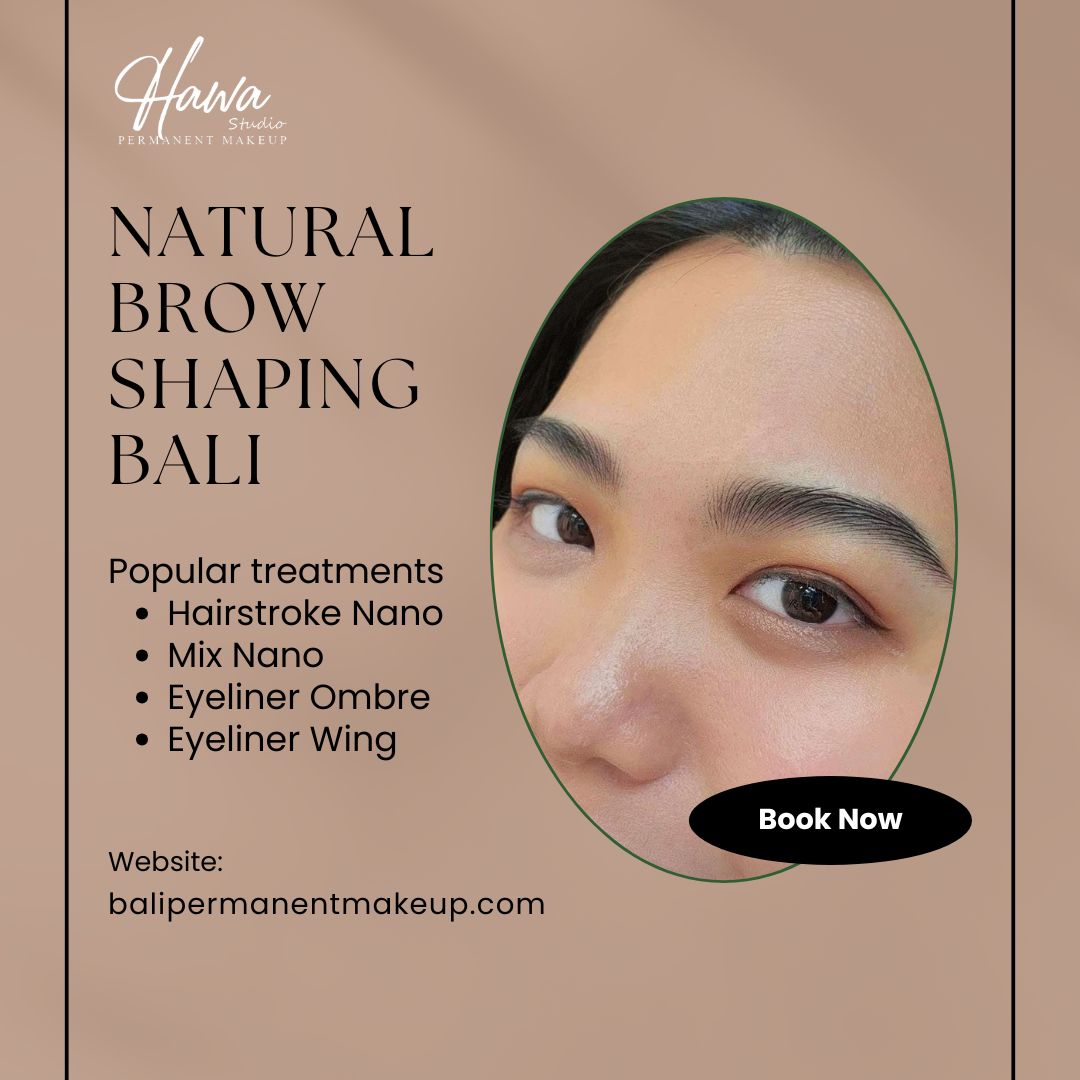 Natural Brow Shaping Bali