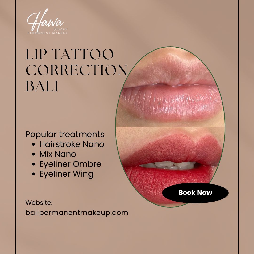 Lip Tattoo Correction Bali